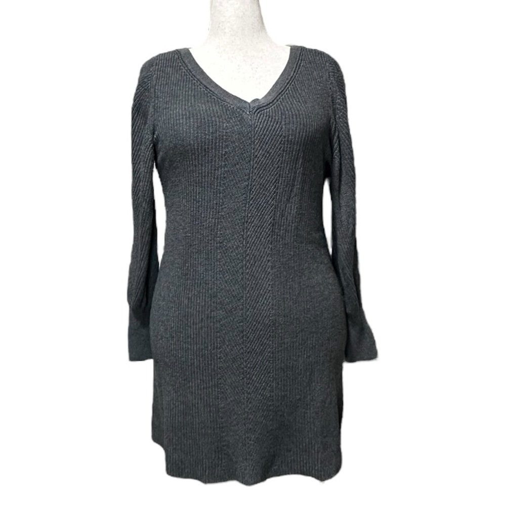 WHBM Gray Knit Sweater Dress Size XL
